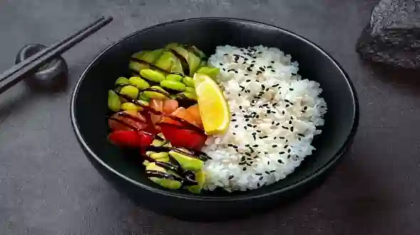 !!Új!! Edemame - Lazac Poke étel a(z) SUSHI MASTER menüjében !!Új!! Edemame - Lazac Poke menü a(z) SUSHI MASTER-től