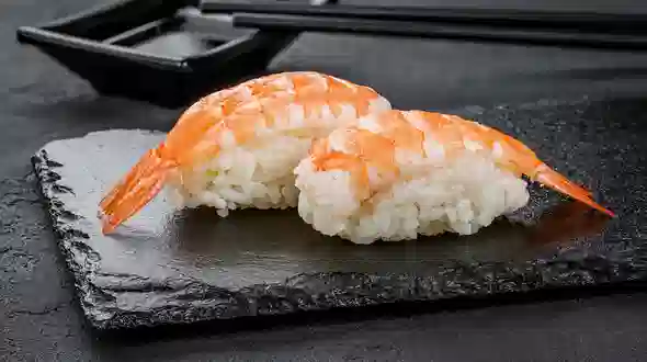 Garnélarák nigiri (1 db) étel a(z) SUSHI MASTER menüjében Garnélarák nigiri (1 db) menü a(z) SUSHI MASTER-től