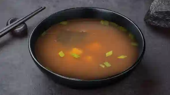 Dish Miso soup with chicken menu SUSHI MASTER Miso soup with chicken menu SUSHI MASTER