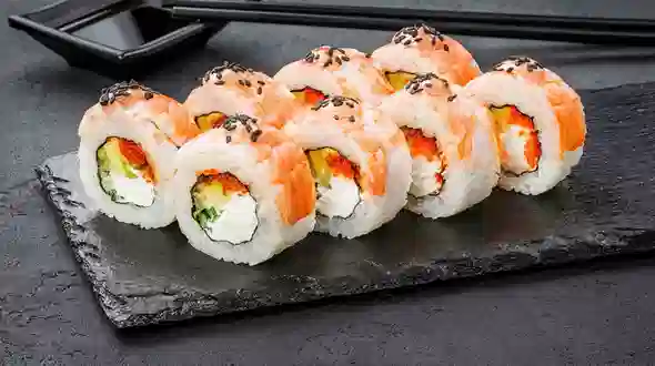 Dish Philadelphia Shrimp (8 pcs) menu SUSHI MASTER Philadelphia Shrimp (8 pcs) menu SUSHI MASTER