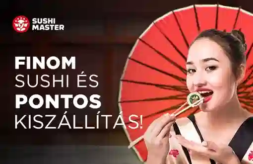 Finom sushi és pontos kiszállítás!